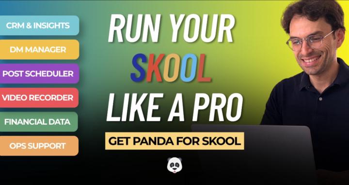 Panda for Skool CRM+ community